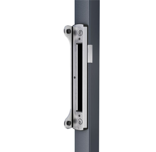 LOCINOX® SFKM dorazová lišta pre zadlabávacie zámky FORTYLOCK, FIFTYLOCK, SIXTYLOCK, pre profil 40x40 - 60x60 mm, doraz bez povrchovej úpravy